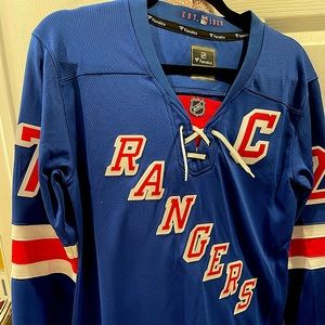 New with tags, never worn women’s rangers jersey size S. Non smoking. McDonagh